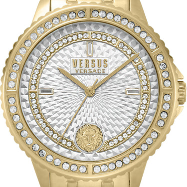 Versus by Versace Damen Armbanduhr Montorgueil 38 mm Armband Edelstahl VSPLM4021
